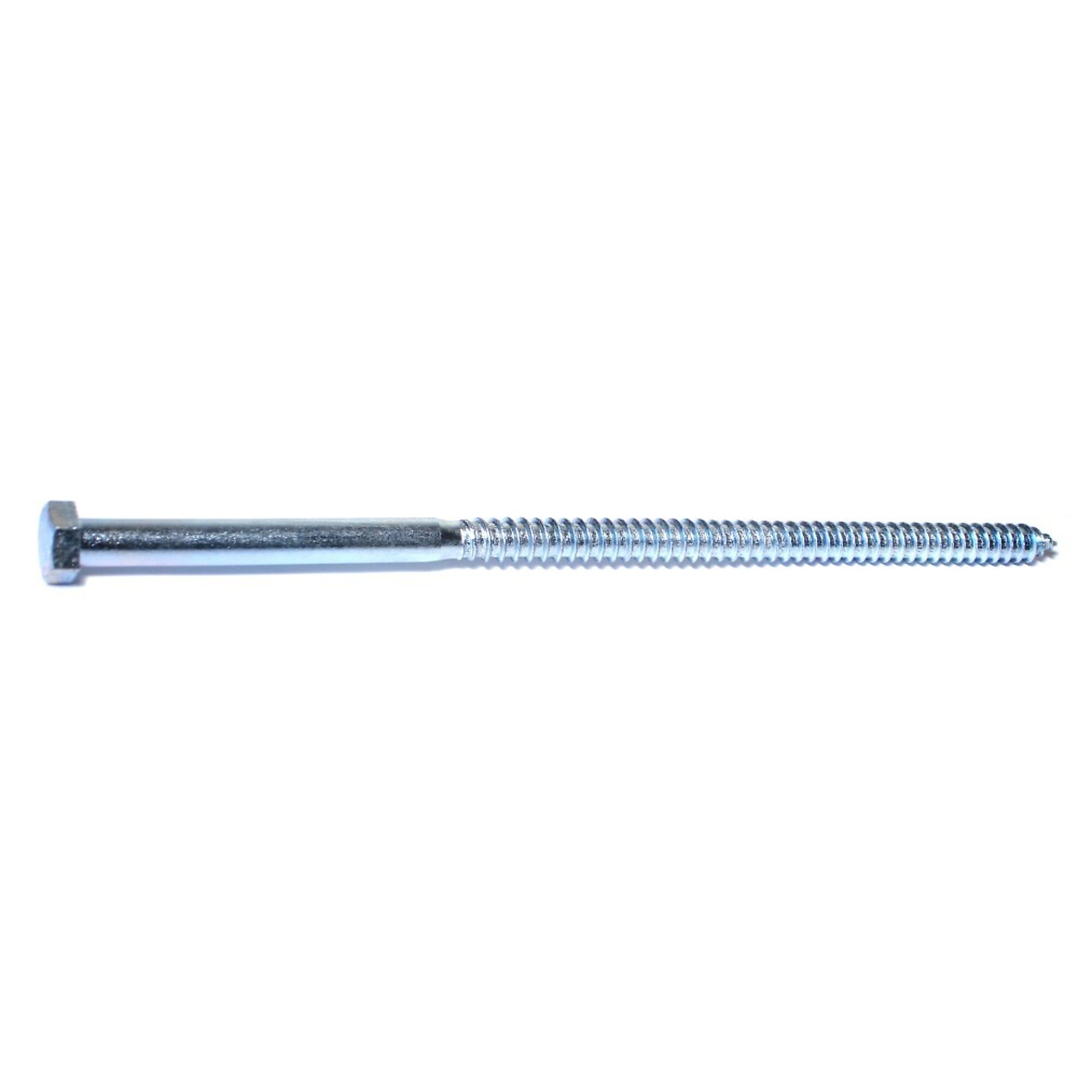 Midwest Fastener Hex Lag Screws - 1/2in. x 12in., Zinc Plated, Grade 2 Steel, 25 Pcs, Model# 01344
